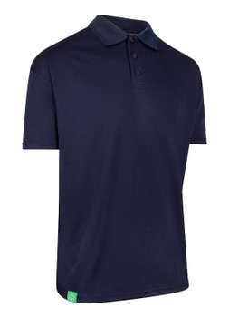 Beeswift Envirowear Short Sleeve Recyclable Polo Shirt Navy Blue Size 5XL EWCPKSSN5XL
