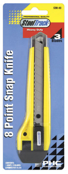 Phc 8 Point Snap Off Knife Yellow CSK-43