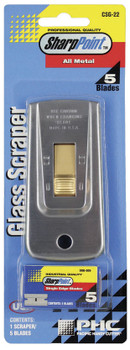 Phc Heavy Duty Glass Scraper Chrome CSG-22