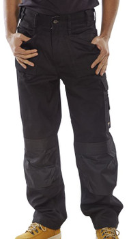 Beeswift Premium Multi Purpose Trousers Black Size 44T CPMPTBL44T