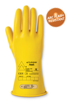 Low Volt Electrical Insulating Glove Class 00 Yellow Size XXL ANRIG0011YXXL