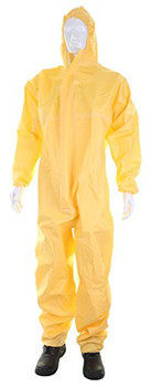 Beeswift Disposable Coverall Microporous Type 4/5/6 Yellow Size XL COC40YXL