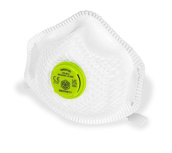 Beeswift Vented P2 Premium Mesh Cup Mask White BBMMP2VDN