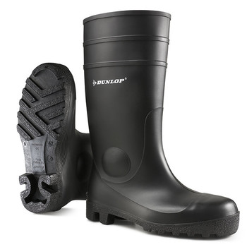 Dunlop Protomaster Full Safety Pvc Wellingtons Black Size 6.5 142PP06.5