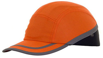 Beeswift Safety Baseball Cap With Retro Reflective Tape Orange BBSBCOR