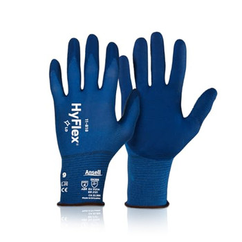 Ansell Hyflex 11-818 Glove Blue Size XL AN11-818XL