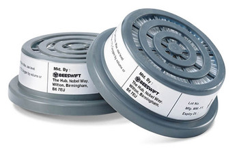 Beeswift Respirator P3r Filters Pair Grey BB3000P3