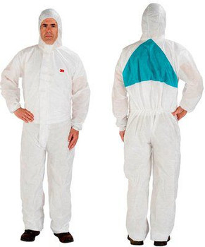 3M 4520 Protective Disposable Coverall White Size 4XL 4520W4XL