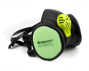 Beeswift Ffa1p3 Maintenance Free Half Mask Black/Green BEE-PCX710