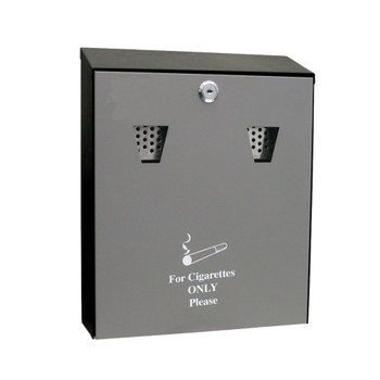 Cathedral Ash Bin 3.1 Litre Black/Grey ASHS