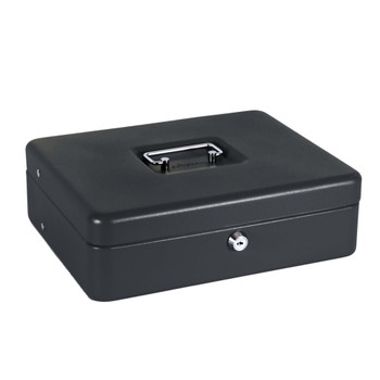 Cathedral Ultimate Cash Box 300Mm 12 " Key Lock Black CBDLBK