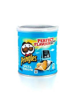 Pringles Salt & Vinegar Flavour 40G Tube - 0401085 0401085