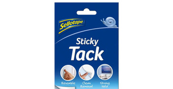 Sellotape Sticky Tack Reusable Adhesive 45G - 2679478 2679478