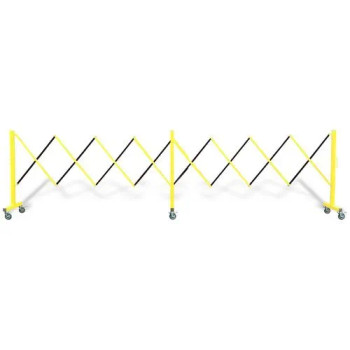 Slingsby Flexpro Steel/Aluminium Expanding Barricade Up To 4.9M Yellow/Black - 4 417038