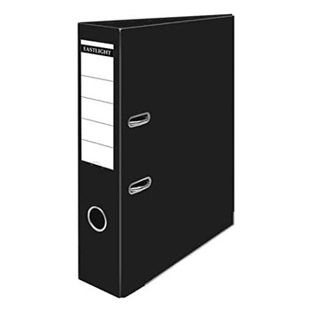 Valuex Lever Arch File Polypropylene Foolscap 70Mm Spine Width Black Pack 10 21315DENTx10