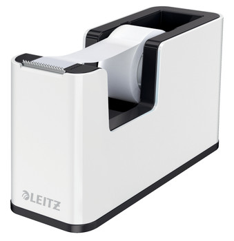Leitz Wow Tape Dispenser White/Black 53641095 53641095