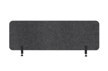 Bi-Office Archyi Sculpo 1200 X 400Mm Desk Panel Frameless Dark Grey SPD730207372