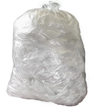 Valuex Medium Duty Refuse Sacks 457X737x965mm 15Kg Clear Pack 200 0703104 0703104