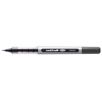 Uni-Ball Eye Micro Ub-150 Liquid Ink Rollerball Pen 0.5Mm Tip 0.3Mm Line Black E 315119000