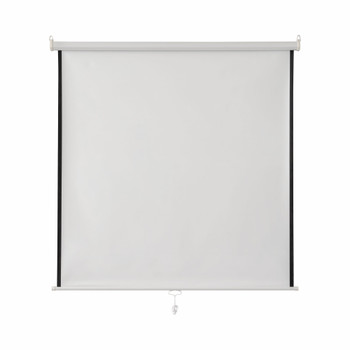Bi-Office Wall Projection Screen 2000X2000mm Black Border White Housing 9D006003