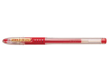 Pilot G-107 Grip Gel Rollerball Pen 0.7Mm Tip 0.35Mm Line Red Pack 12 4902505158841