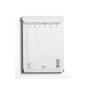Blue Label Padded Bubble Envelope 180X265mm Peel And Seal White Pack 100 RBL10419