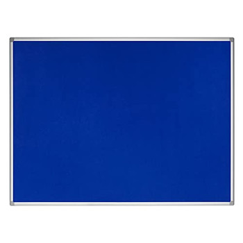 Bi-Office Earth-It Executive Red Felt Noticeboard Oak Wood Frame 900X600mm FB0746239