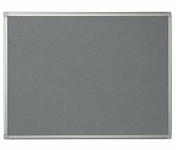 Bi-Office Maya Grey Felt Noticeboard Aluminium Frame 2400X1200mm FA2142170