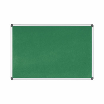 Bi-Office Maya Green Felt Noticeboard Aluminium Frame 2400X1200mm FA2144170