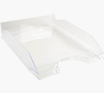 Exacompta Ecotray Letter Tray 345 X 255 X 65Mm Clear - 12323D 12323D
