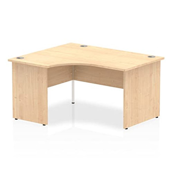Dynamic Impulse 1400Mm Left Hand Desk Maple Top Panel End Leg I003868 I003868