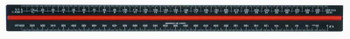 Linex 382 Triangular Scale Aluminium 30Cm 11 Scales Black 100411026 100411026