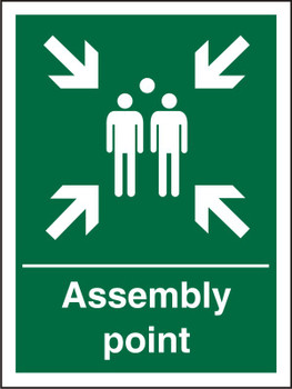 Seco Safe Precedure Safety Sign Assembly Point Semi Rigid Plastic 150 X 200Mm - SP052SRP150X200