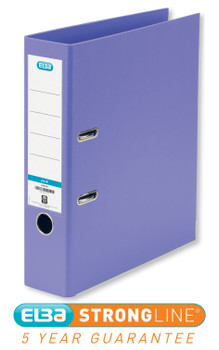 Elba Smart Pro+ Lever Arch File A4 80Mm Spine Polypropylene Purple 100202167 100202167