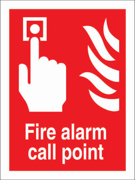 Seco Fire Fighting Equipment Safety Sign Fire Alarm Call Point Semi Rigid Plasti FF073SRP150X200
