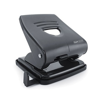 Rapesco 827 2-Hole Metal Punch 30 Sheet Black PF827AB1
