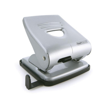 Rapesco 827 2 Hole Punch Metal 30 Sheet Silver 1023
