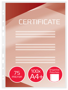 Gbc Laminating Pouch A4 2X75 Micron Gloss Pack 100 41664E 41664E