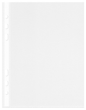 Rexel Superfine Multi Punched Pocket Polypropylene A5 55 Micron Top Opening Clea 11010