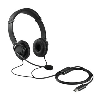 Kensington K33065WW USB-A Classic Stereo Headset with Mic and Volume Control K33065WW