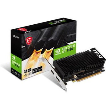 Msi GEFORCE GT 1030 4GHD4 LP OC 4Gb Ddr4/Pci Express 3.0/1430Mhz/2100Mhz/Low Pro GEFORCE GT 1030 4GHD4 LP OC