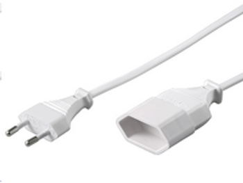 MicroConnect PE030830W Power Cable Extension (EU Type 2 Pin) 3.0m PE030830W