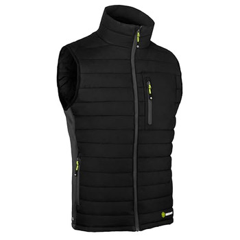 Beeswift Flex Workwear Padded Bodywarmer Black/Grey Size 5XL SFPBWBLGY5XL