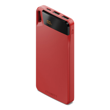 Cygnett ChargeUp Boost 4th Generation 10000 mAh Lithium 15 W Red CY4749PBCHE