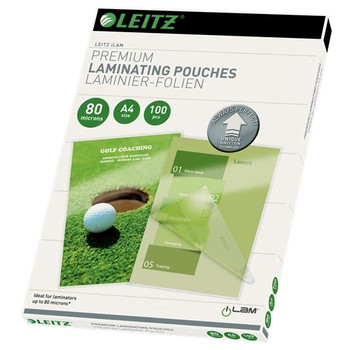 Leitz 74780000 A4 UDT iLAM 80 Micron Pouch 100Pk 74780000