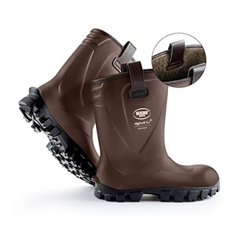 Bekina Riglite X Solid Grip Fur Full Safety Wellingtons S5 Brown Size 8 BNXFN4P708008
