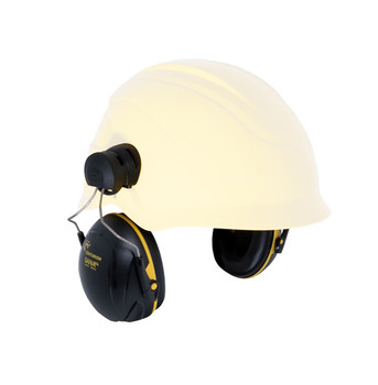 Centurion Sana Safety Helmet Mounted Ear Defenders Snr 30 Black CNSANA30