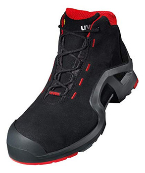 Uvex 1 X-Tended Support S3 Src Lace-Up Boots Black / Red Size 6 UV8517206