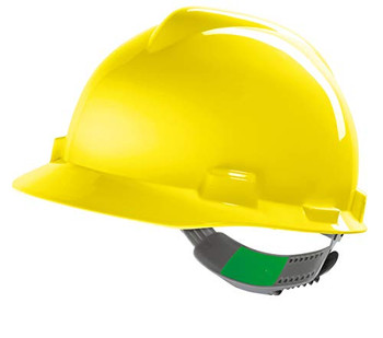 Msa V-Gard Safety Helmet Yellow MSAGV121Y