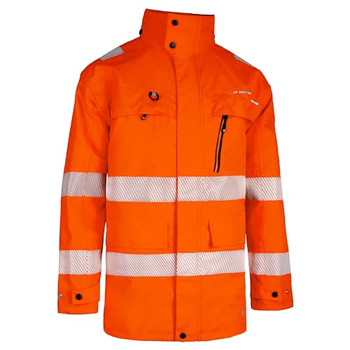 Beeswift Deltic Hi-Vis Ripstop Breathable Waterproof Jacket Orange Size M BSD21ORM